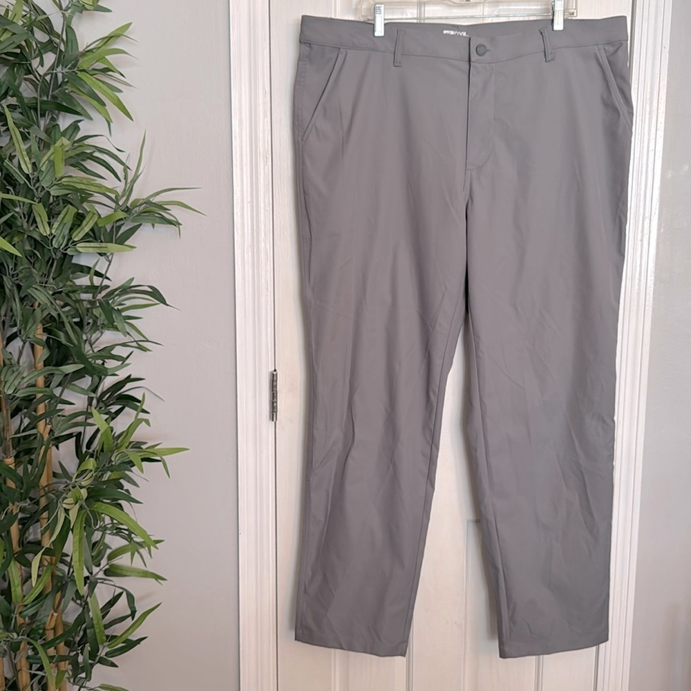 32 Degrees Cool Stretch Performance Gray Trousers… - image 1